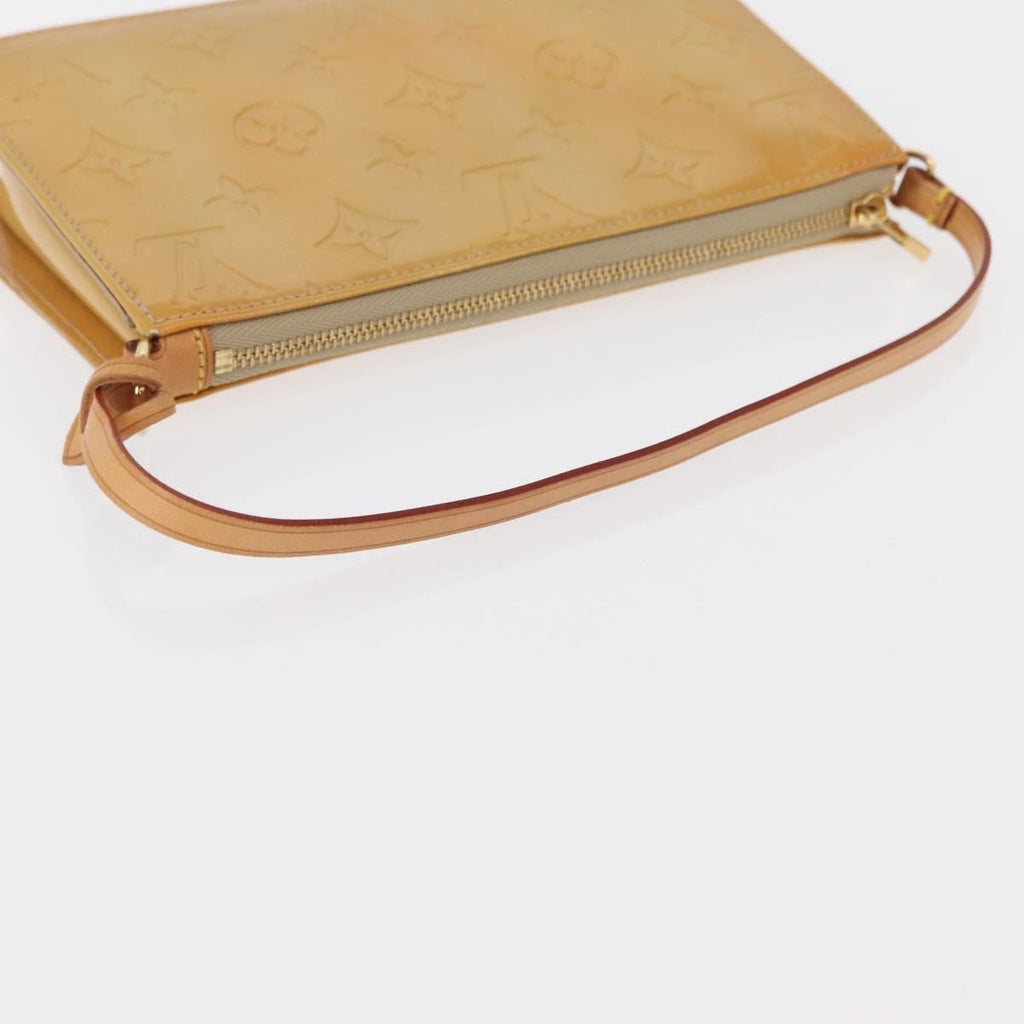 Louis Vuitton Lexington Pochette Patent Leather Beige Patent_Leather Clutche & Pouche Bag