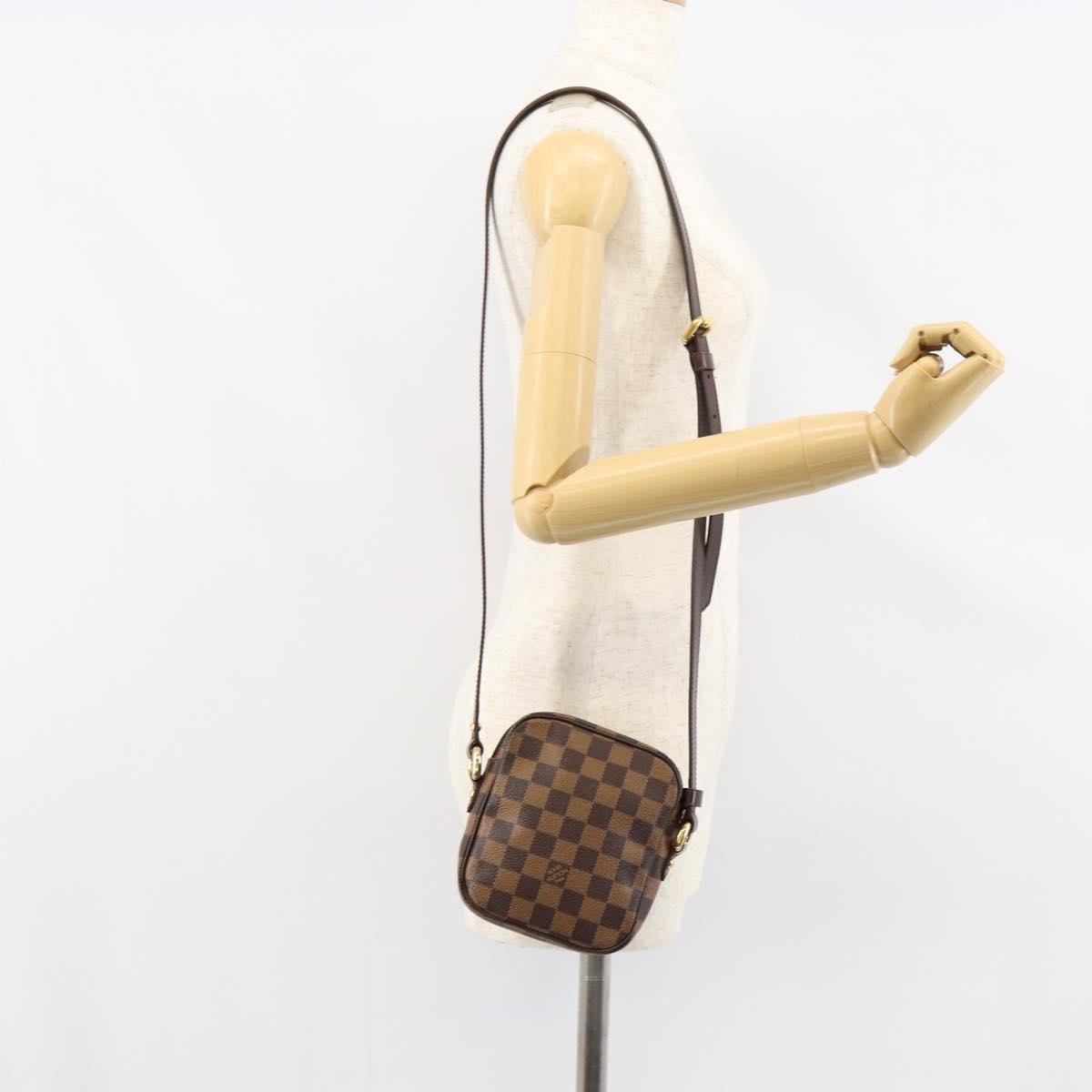 Louis Vuitton Rift Handbag Damier Brown Canvas Shoulder Bag