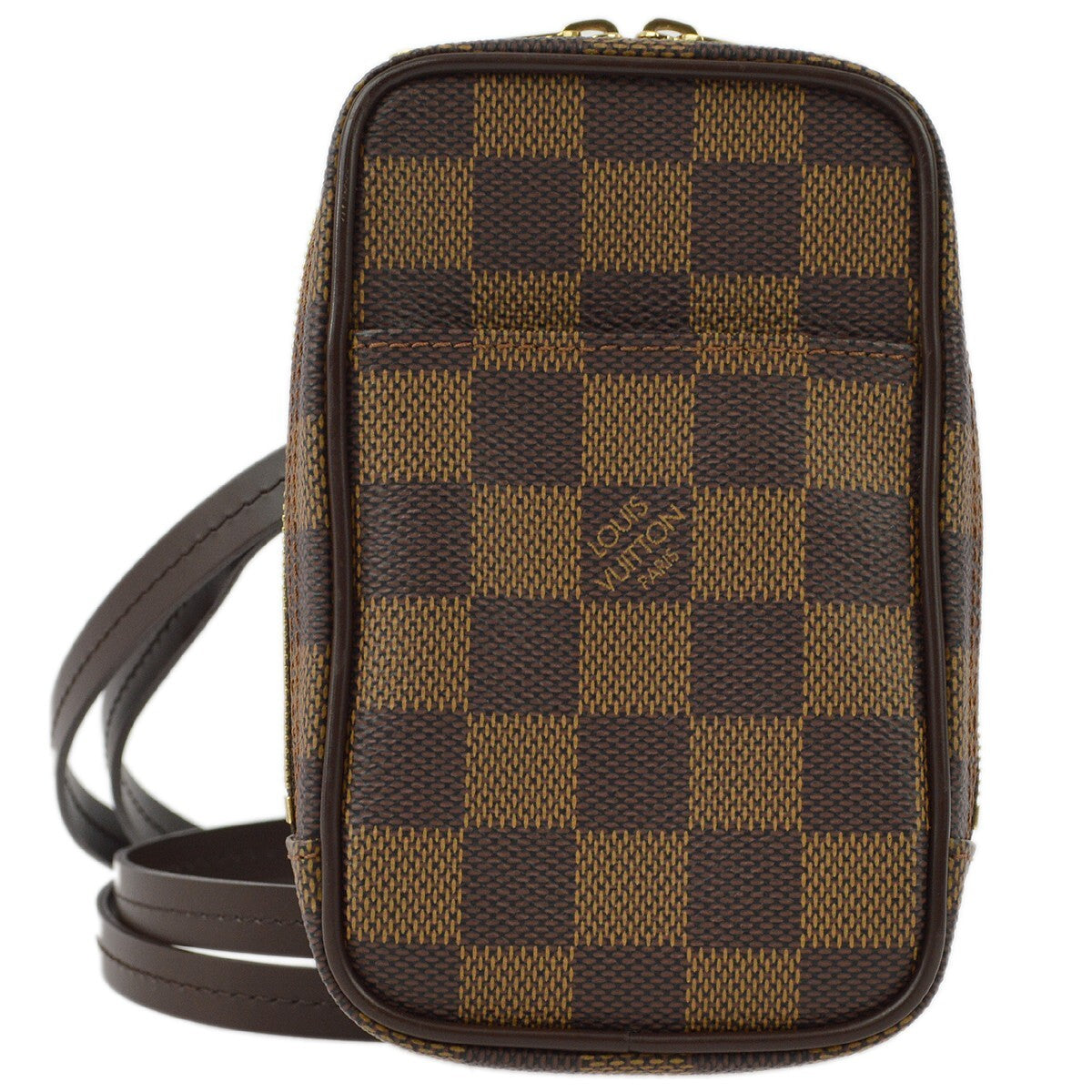 Louis Vuitton Etui Okapi Camera Case Damier Brown Canvas Clutche & Pouche Bag