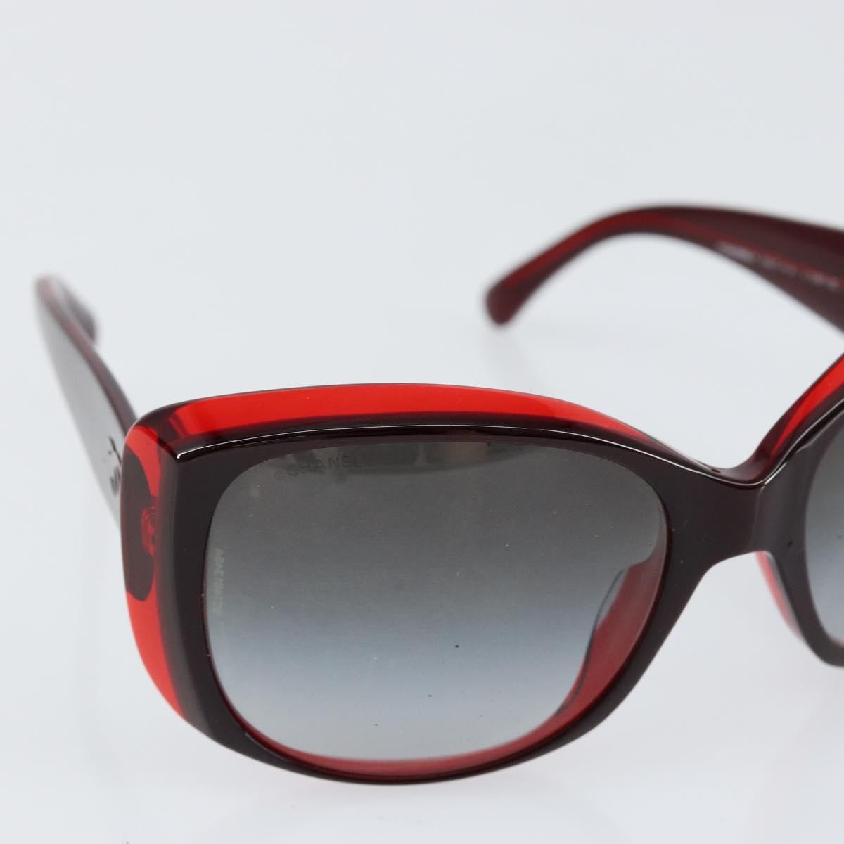 Chanel Logo Cc Sunglasses Plastic Red Plastic Sunglasse Accessory