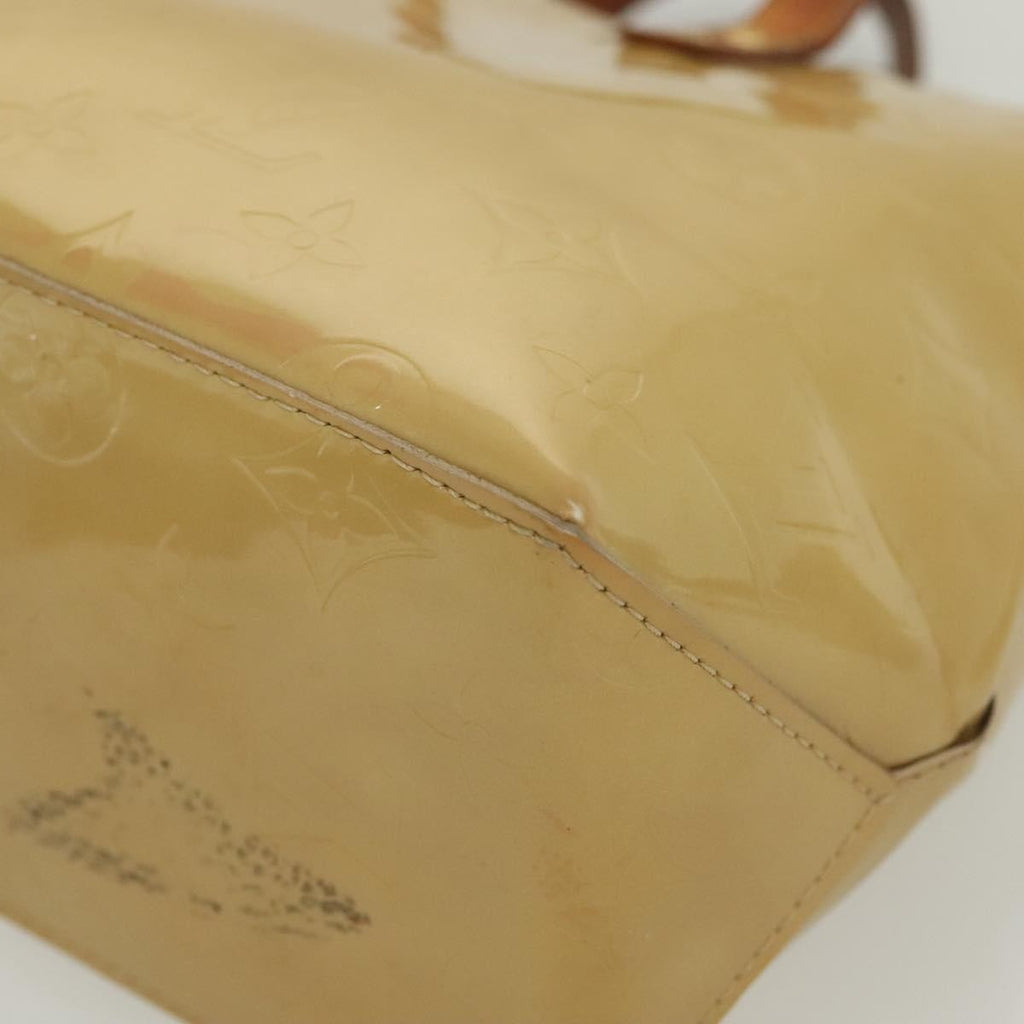 Louis Vuitton Reade Handbag Monogram Vernis Beige Patent_Leather Handbag