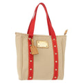 Louis Vuitton Antigua Tote Canvas Beige Canvas Tote Bag
