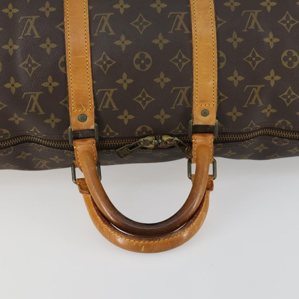 Louis Vuitton Keepall Bag Monogram Canvas Brown Canvas Travel Bag