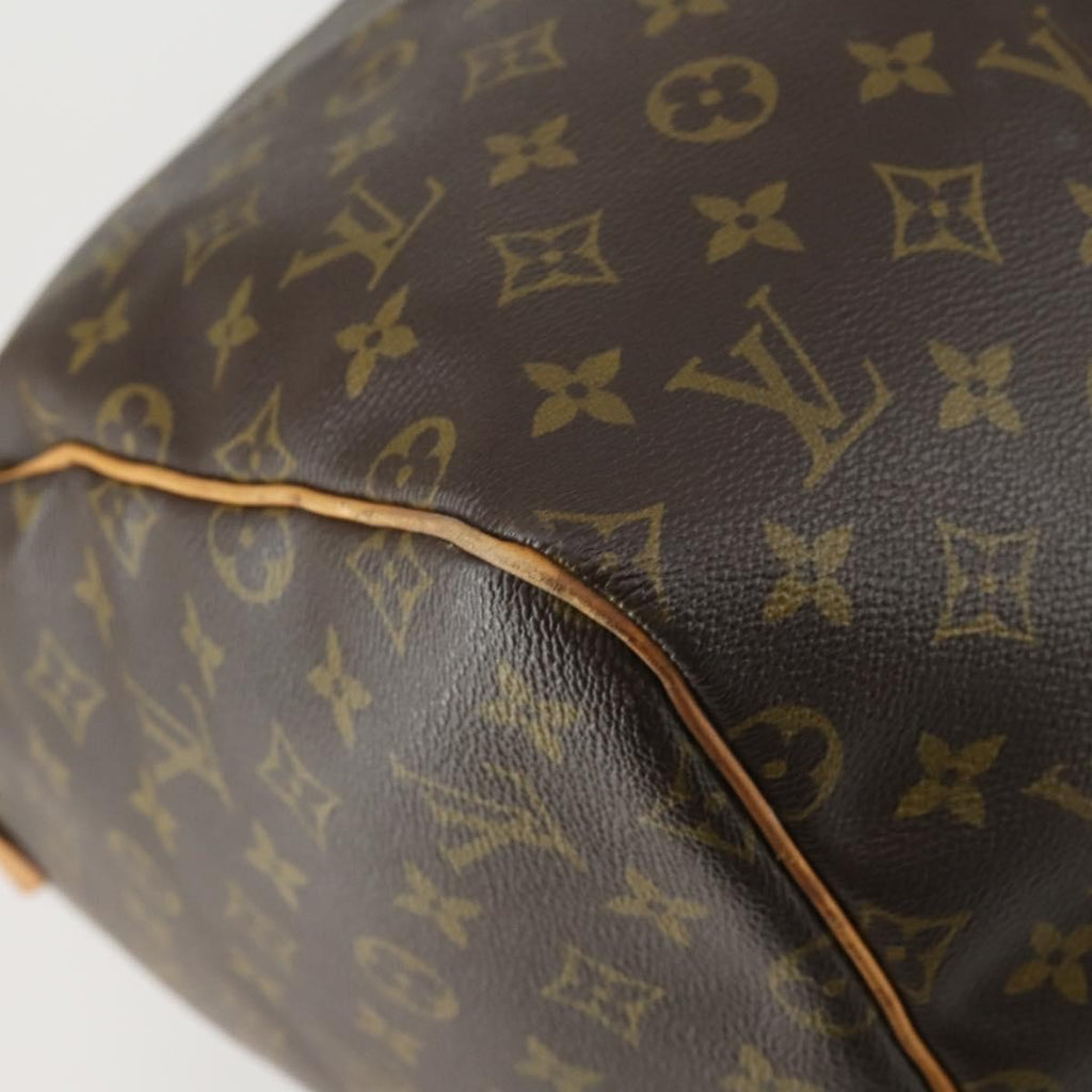 Louis Vuitton Keepall Bag Monogram Canvas Brown Canvas Travel Bag