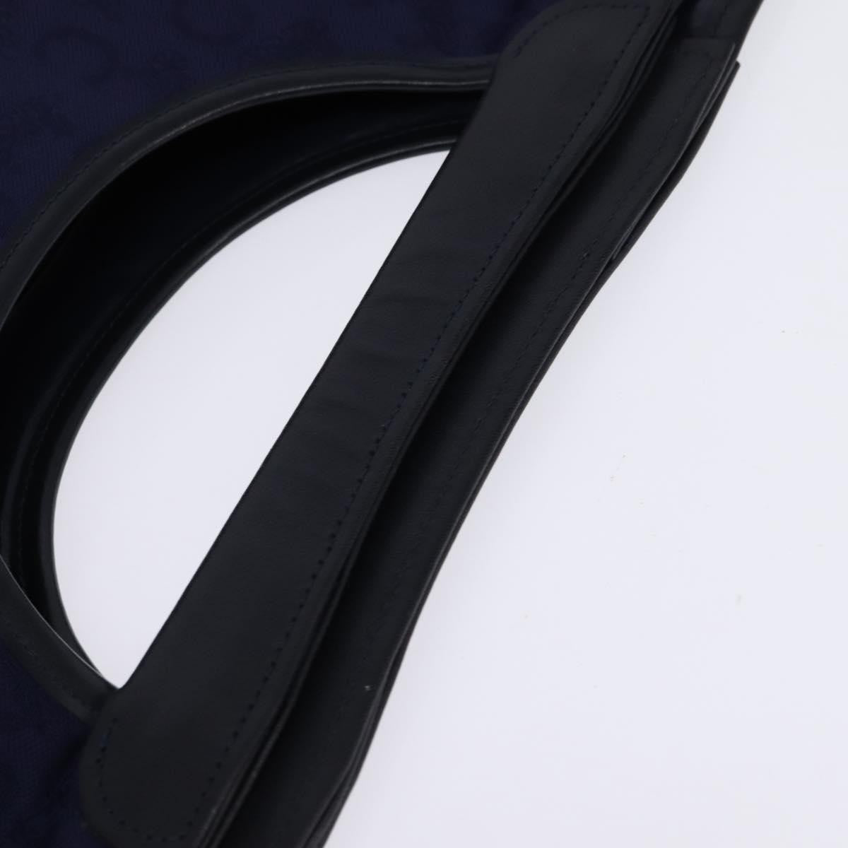 Celine C Sulky Handbag Canvas Navy Canvas Handbag