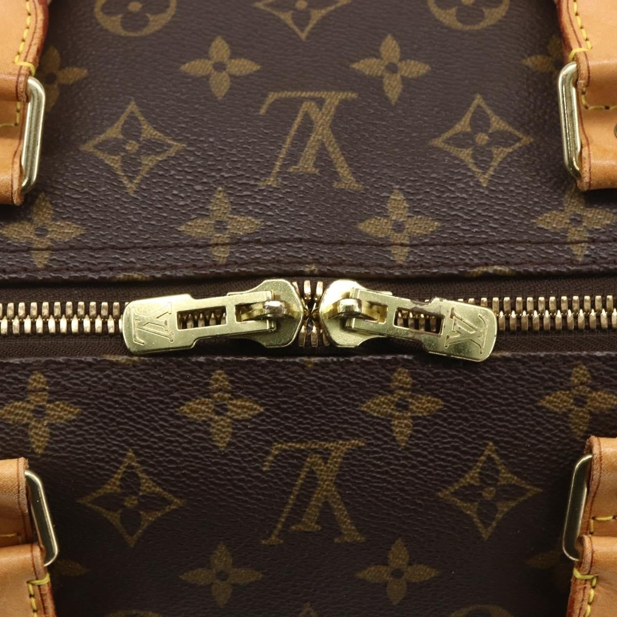 Louis Vuitton Keepall Bag Monogram Canvas Brown Canvas Travel Bag