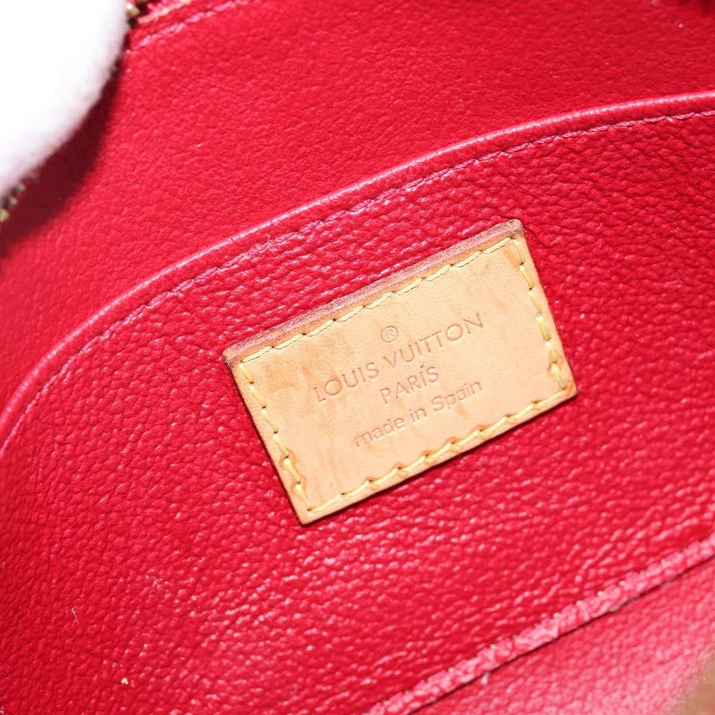 Louis Vuitton Cosmetic Pouch Electric Epi Leather Red Patent_Leather Bag