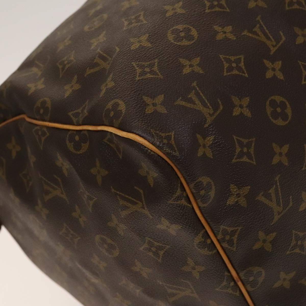 Louis Vuitton Keepall Bag Monogram Canvas Brown Canvas Travel Bag