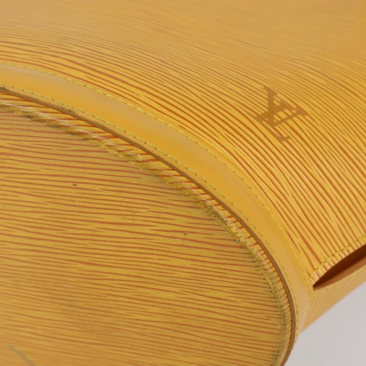 Louis Vuitton Saint Jacques Handbag Epi Leather Yellow Leather Shoulder Bag