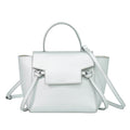 Celine Belt Bag Textured Leather Silver Leather Handbag
