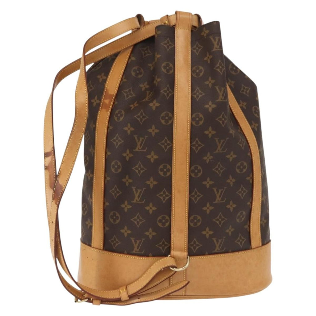Louis Vuitton Randonnee Backpack Monogram Canvas Brown Canvas Shoulder Bag