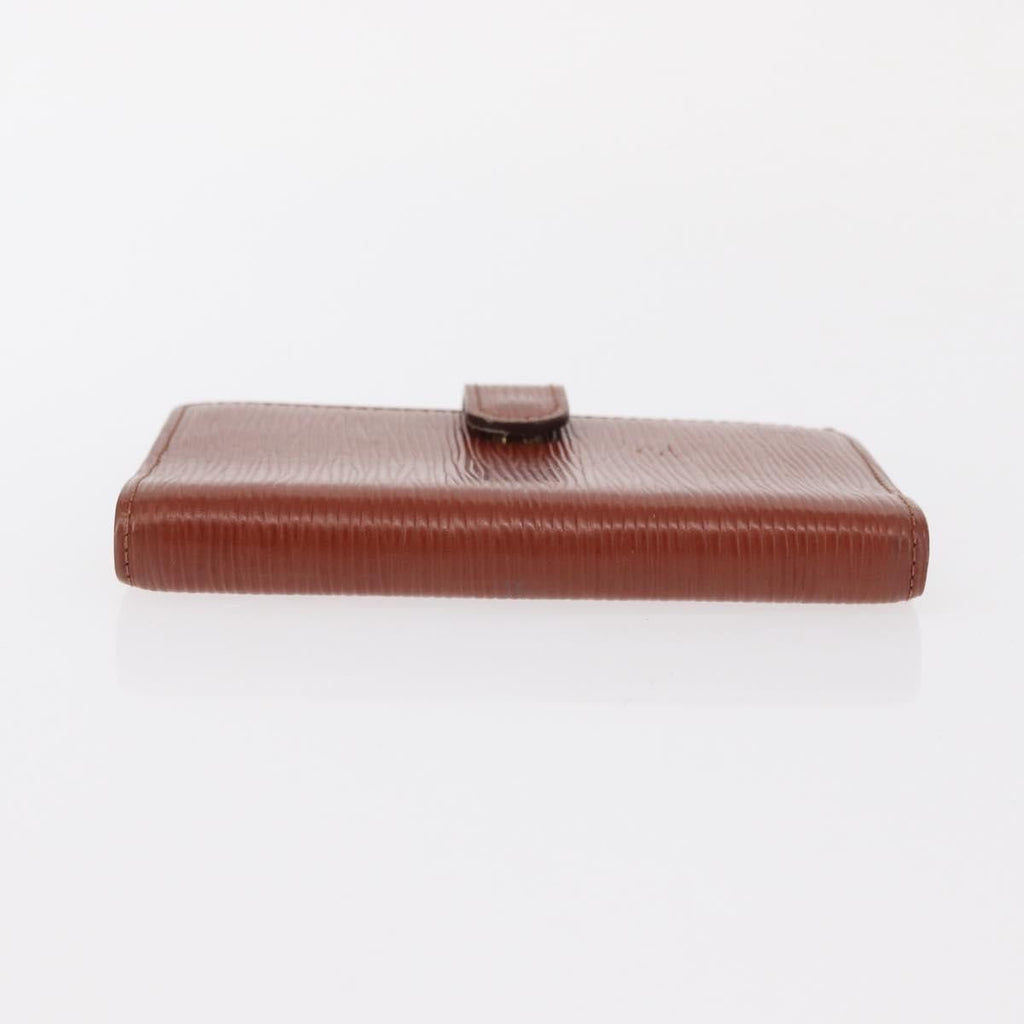 Louis Vuitton Agenda Cover Epi Leather Brown Leather Wallets Accessory