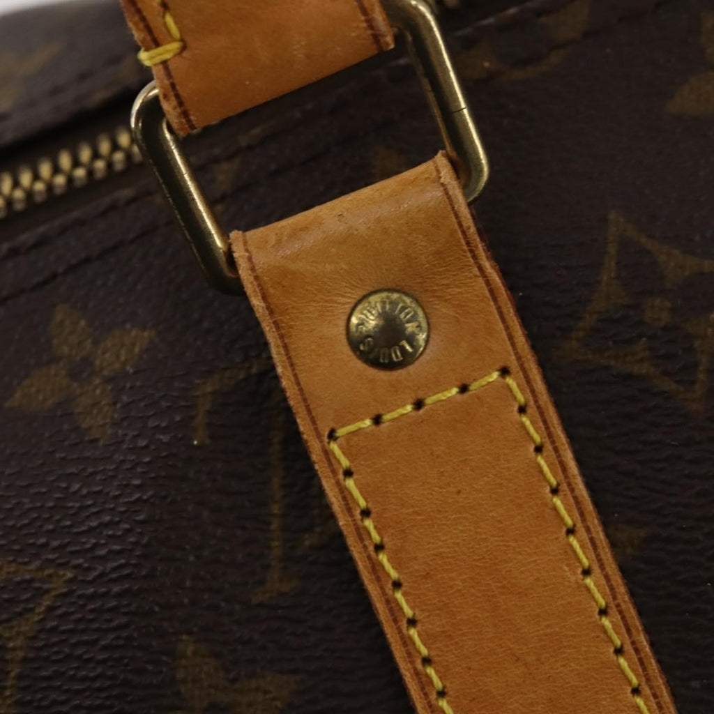 Louis Vuitton Keepall Bag Monogram Canvas Brown Canvas Travel Bag