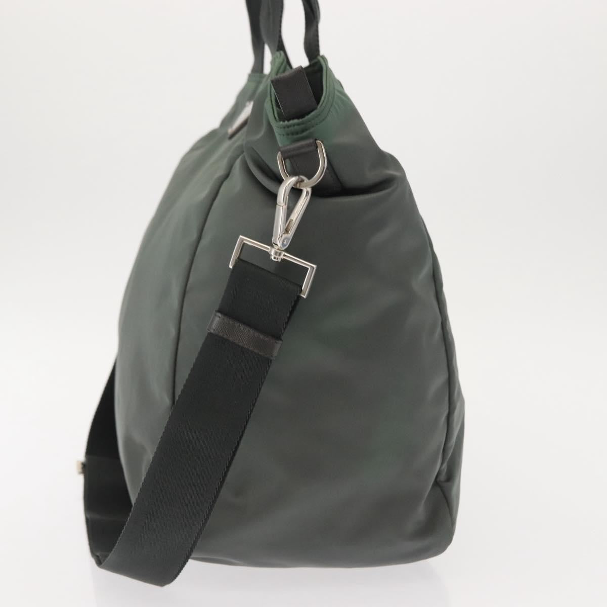 Prada Vela Convertible Tote Tessuto Khaki Nylon Tote Bag Bag