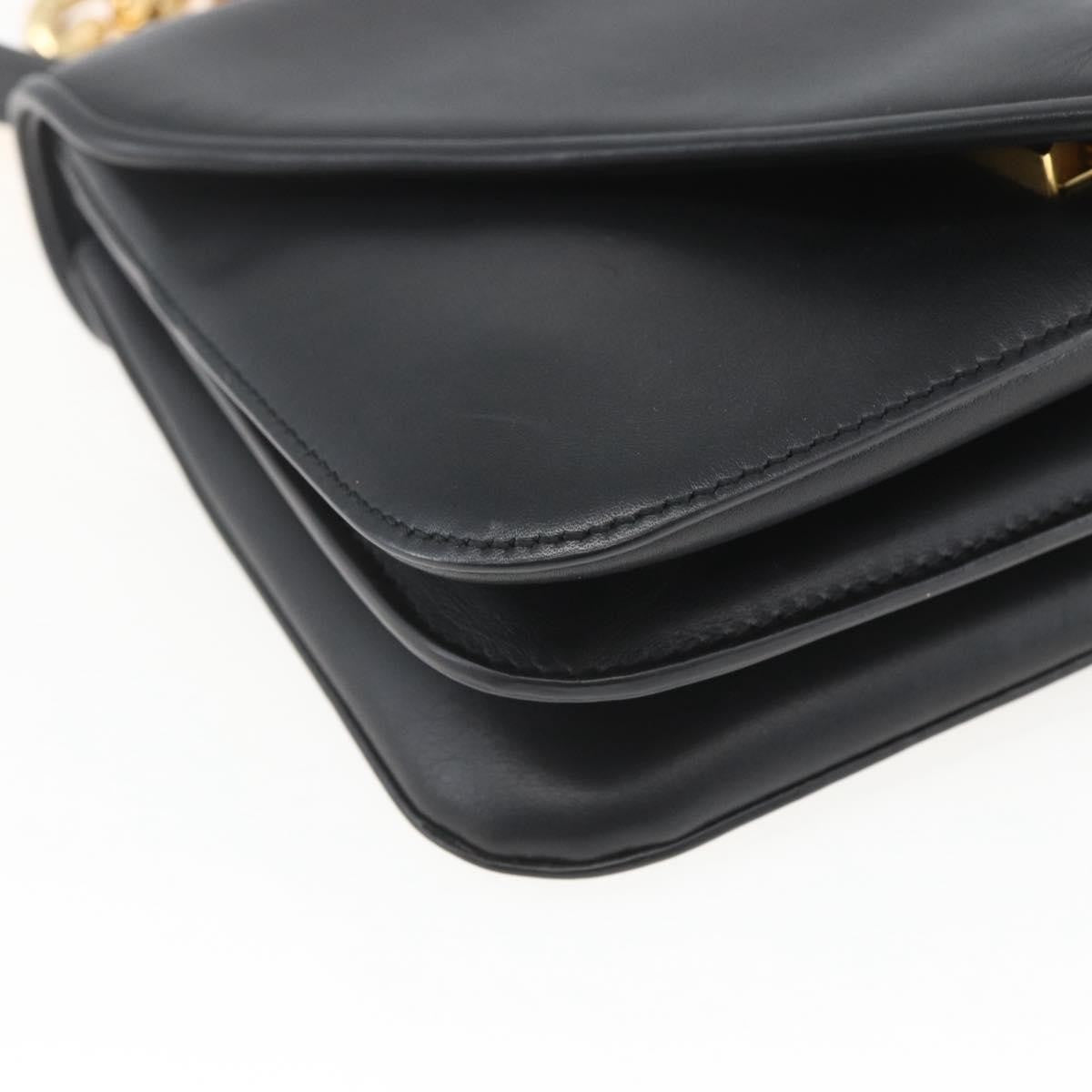 Bottega Veneta Mount Shoulder Bag Leather Black Leather Shoulder Bag Bag