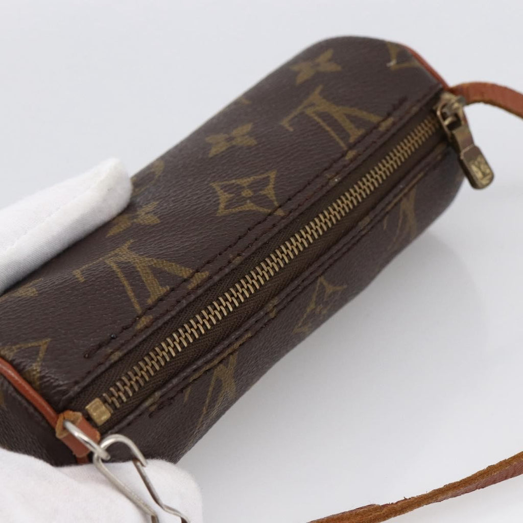 Louis Vuitton Papillon Pochette Monogram Canvas Brown Canvas Clutche & Pouche Bag