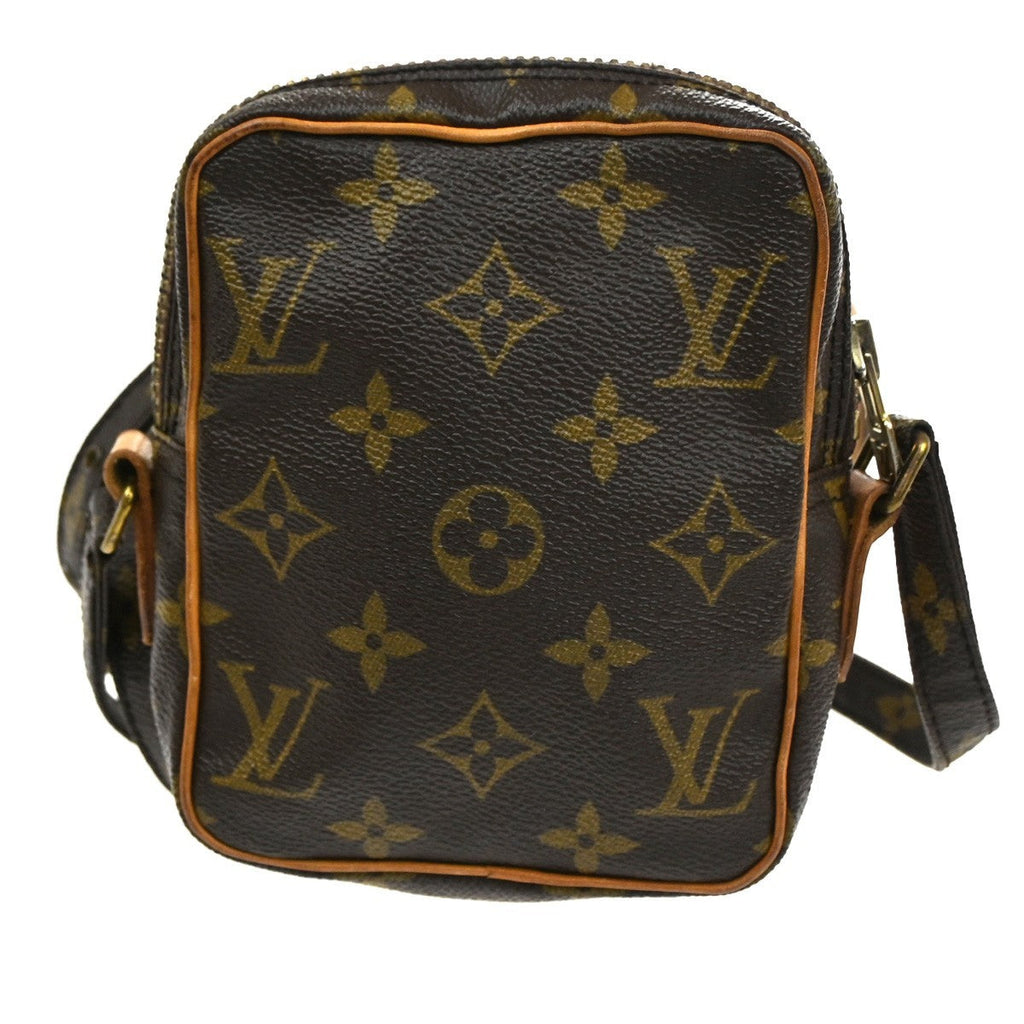 Louis Vuitton Danube Handbag Monogram Canvas Brown Canvas Clutche & Pouche Bag