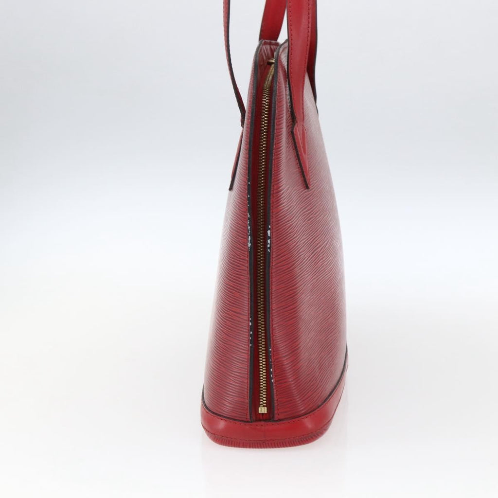 Louis Vuitton Lussac Handbag Epi Leather Red Leather Shoulder Bag