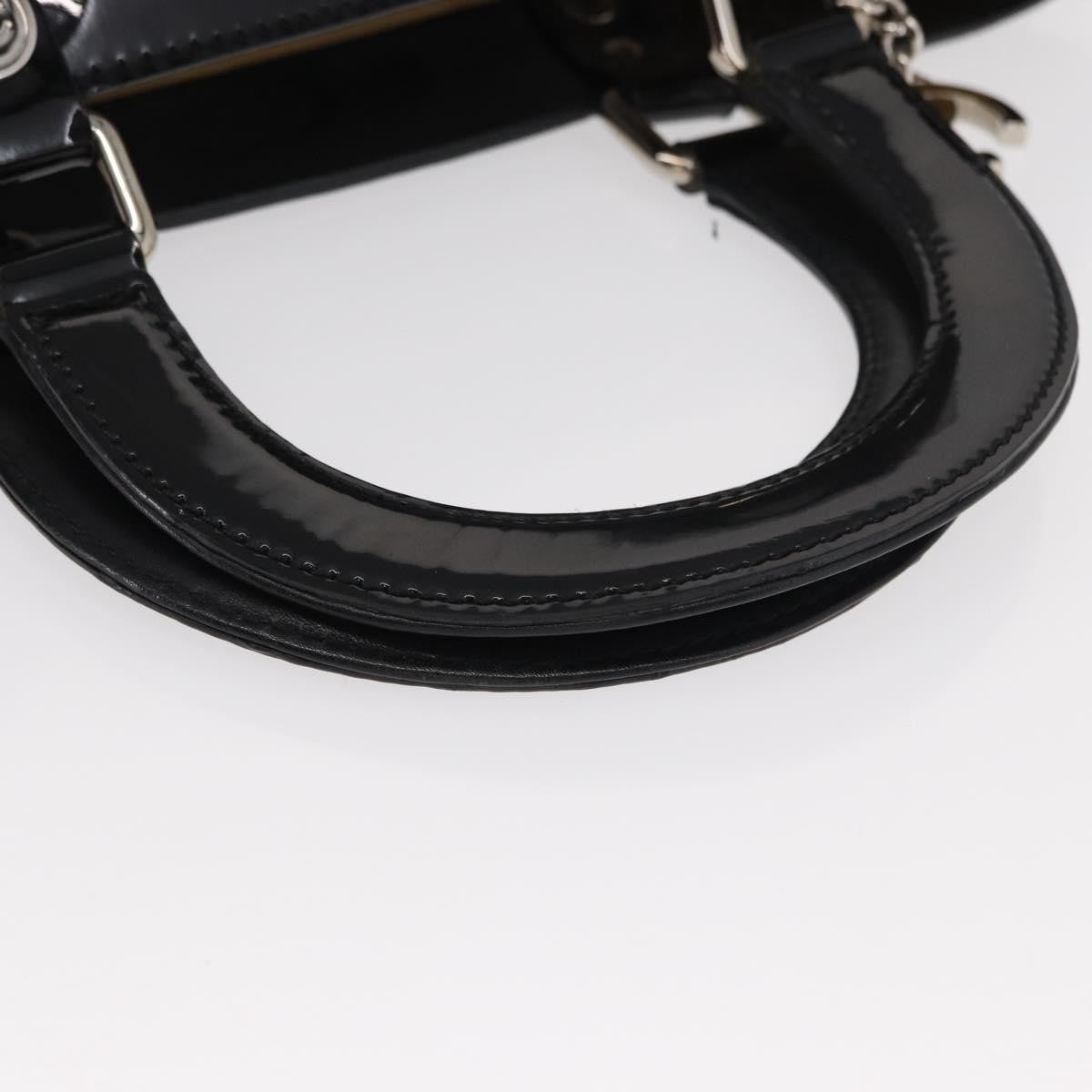 Chanel Cc No.5 Shopping Tote Perforated Patent Black Patent_Leather Tote Bag Bag