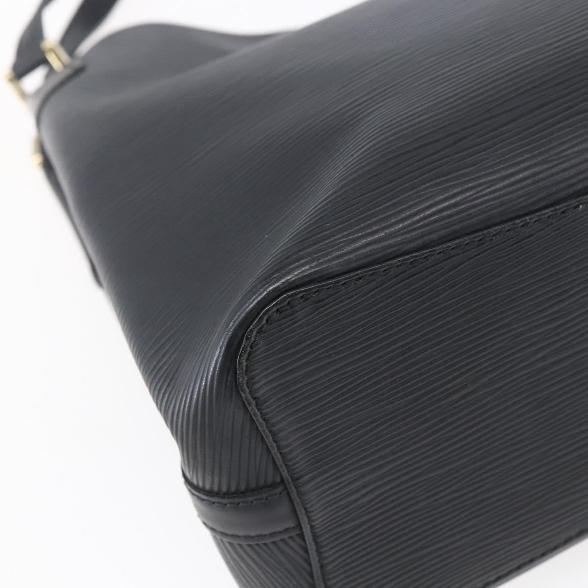 Louis Vuitton Mandara Handbag Epi Leather Black Leather Shoulder Bag