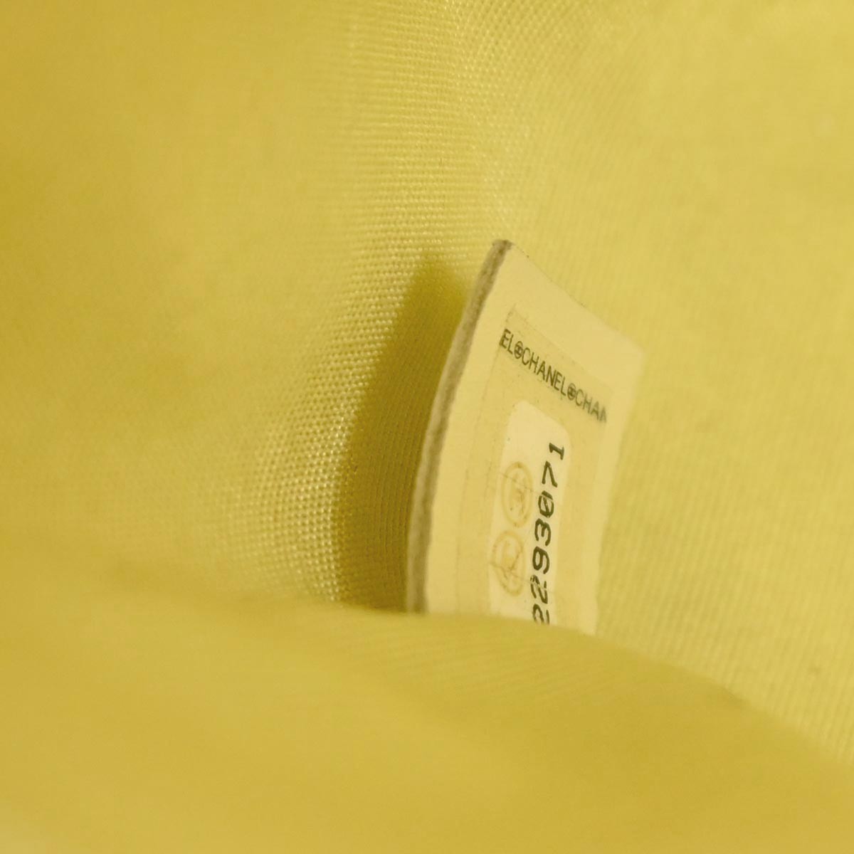 Chanel Boy Flap Bag Quilted Lambskin Yellow Leather Shoulder Bag Bag