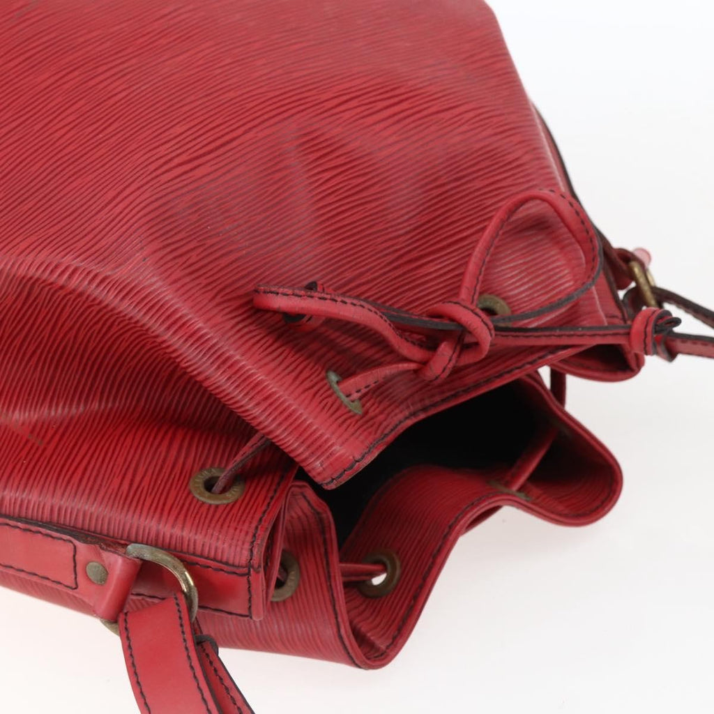 Louis Vuitton Petit Noe Nm Handbag Epi Leather Red Leather Shoulder Bag