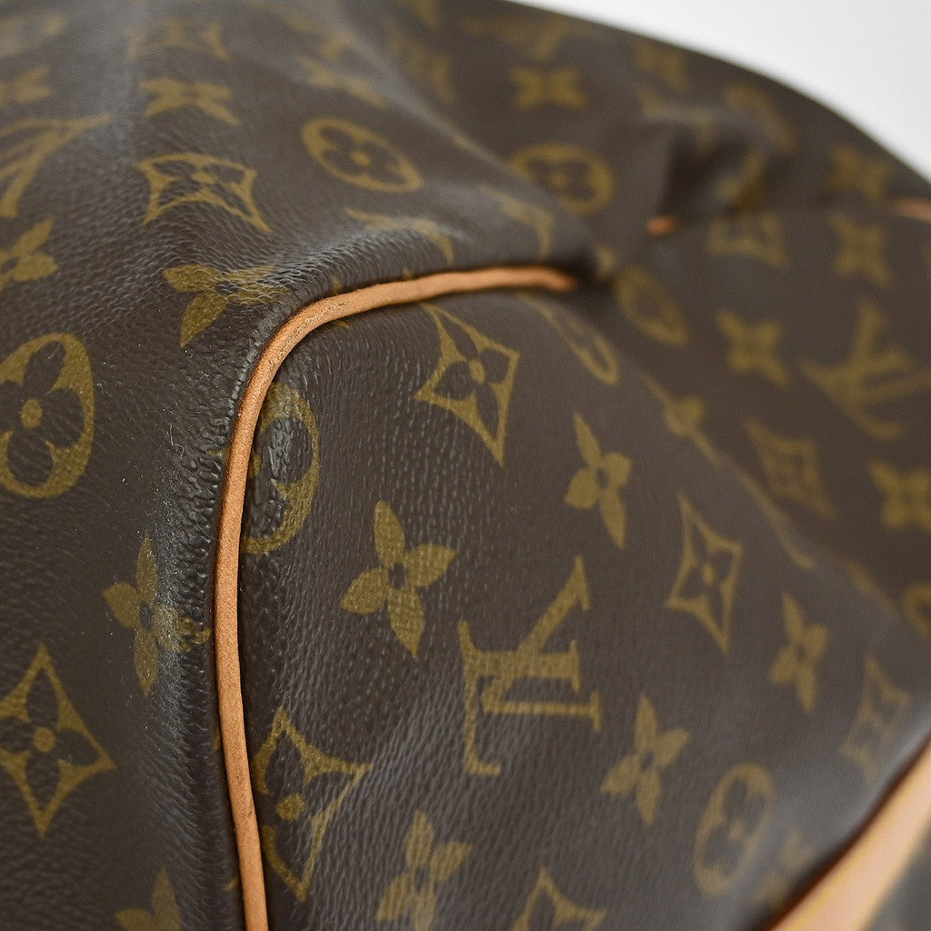 Louis Vuitton Keepall Bandouliere Bag Monogram Canvas Brown Canvas Travel Bag