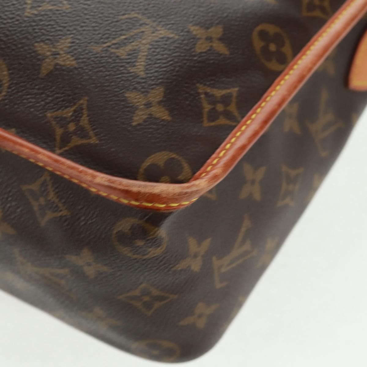 Louis Vuitton Sac Gibeciere Messenger Bag Monogram Canvas Brown Canvas Shoulder Bag