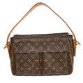Louis Vuitton Viva Cite Handbag Monogram Canvas Brown Canvas Shoulder Bag