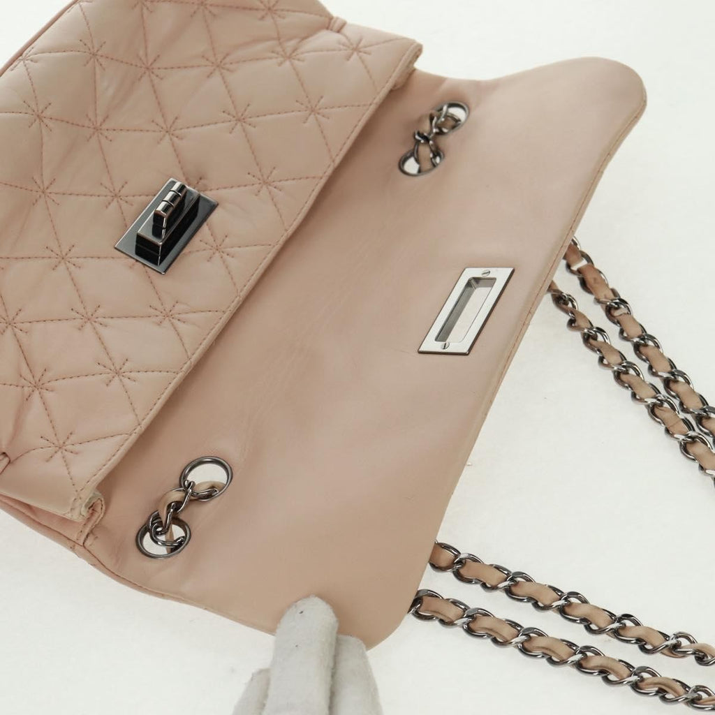 Chanel 2.55 Shoulder Bag Leather Pink Leather Shoulder Bag Bag