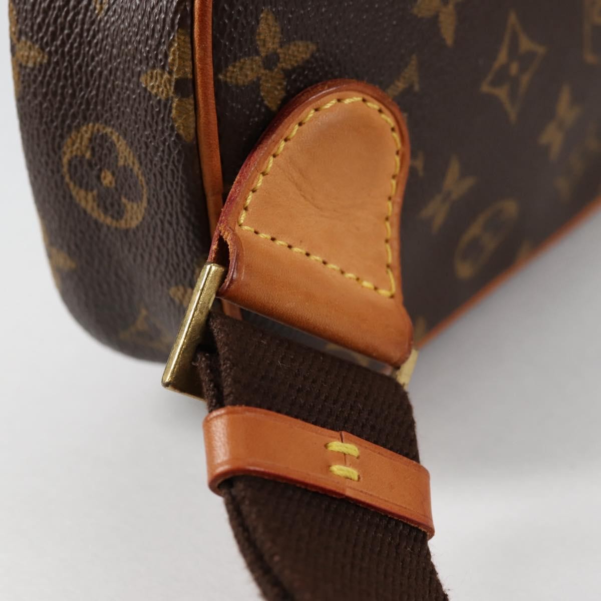 Louis Vuitton Pochette Gange Monogram Canvas Brown Canvas Bag