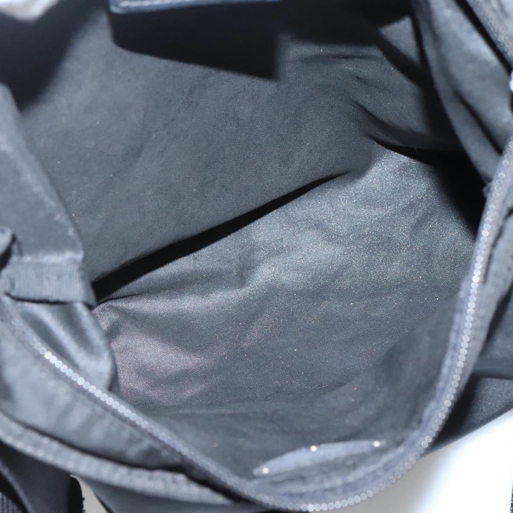 Prada Flat Messenger Bag Tessuto Black Nylon Shoulder Bag Bag