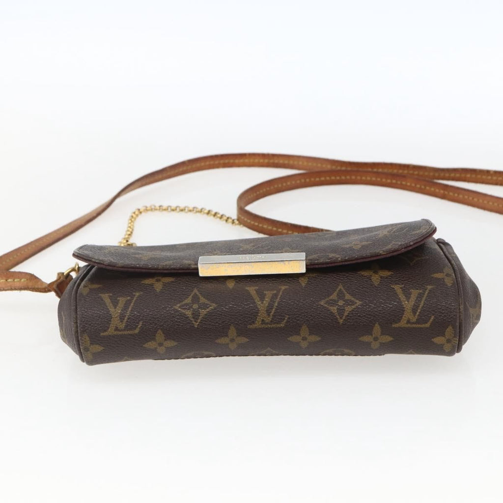 Louis Vuitton Favorite Handbag Monogram Canvas Brown Canvas Shoulder Bag