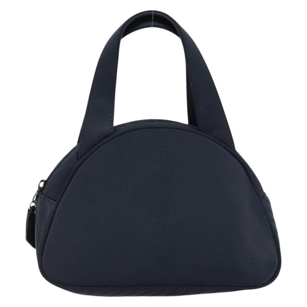 Saint Laurent Vintage Handbag Nylon Black Nylon Handbag (Pre-Owned)