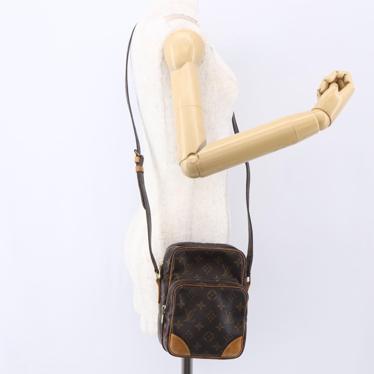Louis Vuitton Amazone Bag Monogram Canvas Brown Canvas Shoulder Bag
