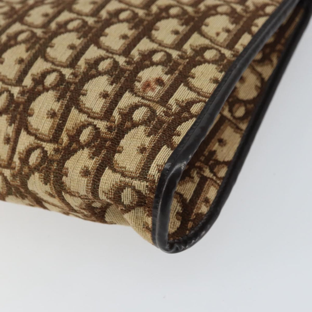 Christian Dior Vintage Trotter Shoulder Bag Canvas Beige Canvas Shoulder Bag Bag (Pre-Owned)