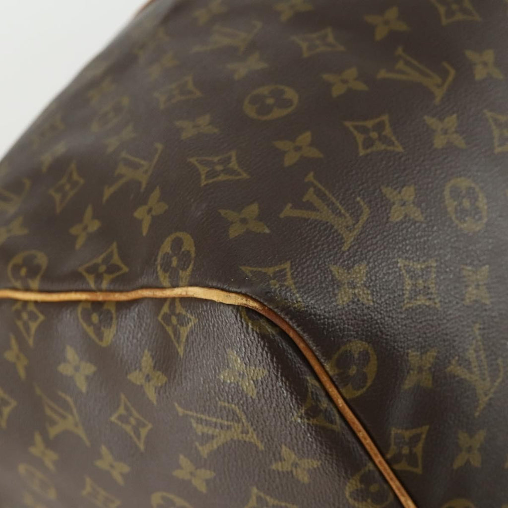 Louis Vuitton Keepall Bag Monogram Canvas Brown Canvas Travel Bag