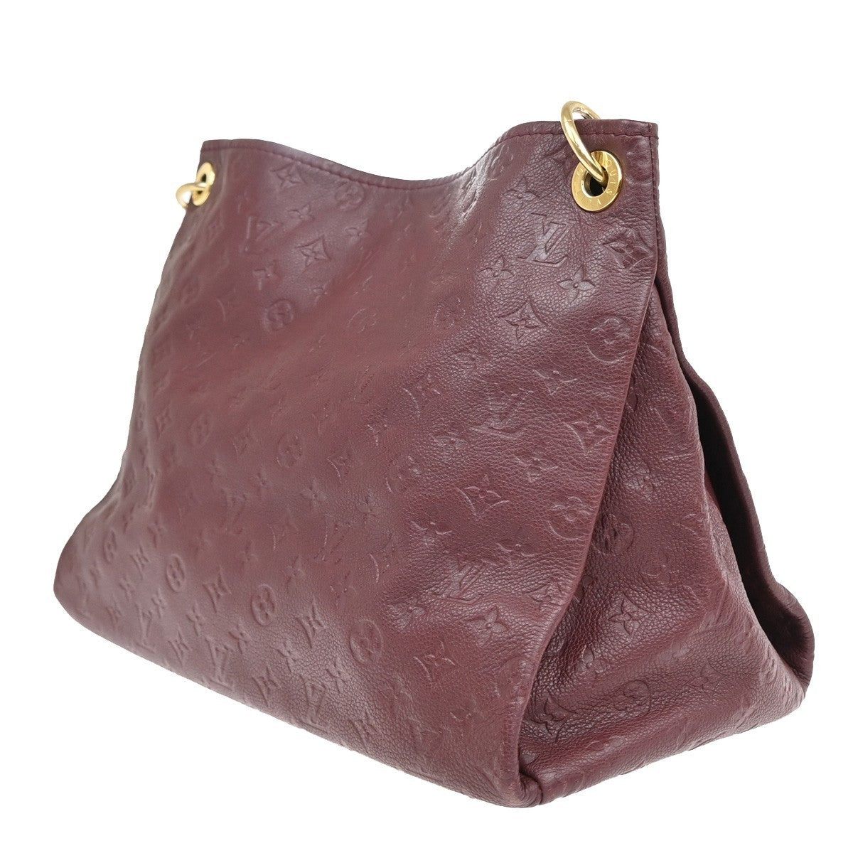 Louis Vuitton Artsy Handbag Monogram Empreinte Leather Red Leather Shoulder Bag