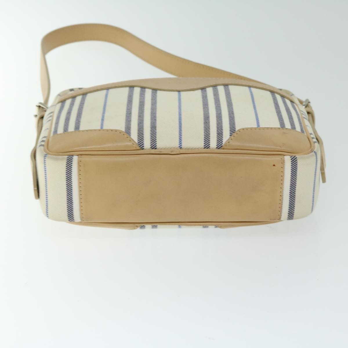 Burberry Nova Check Shoulder Bag Canvas Beige Canvas Shoulder Bag