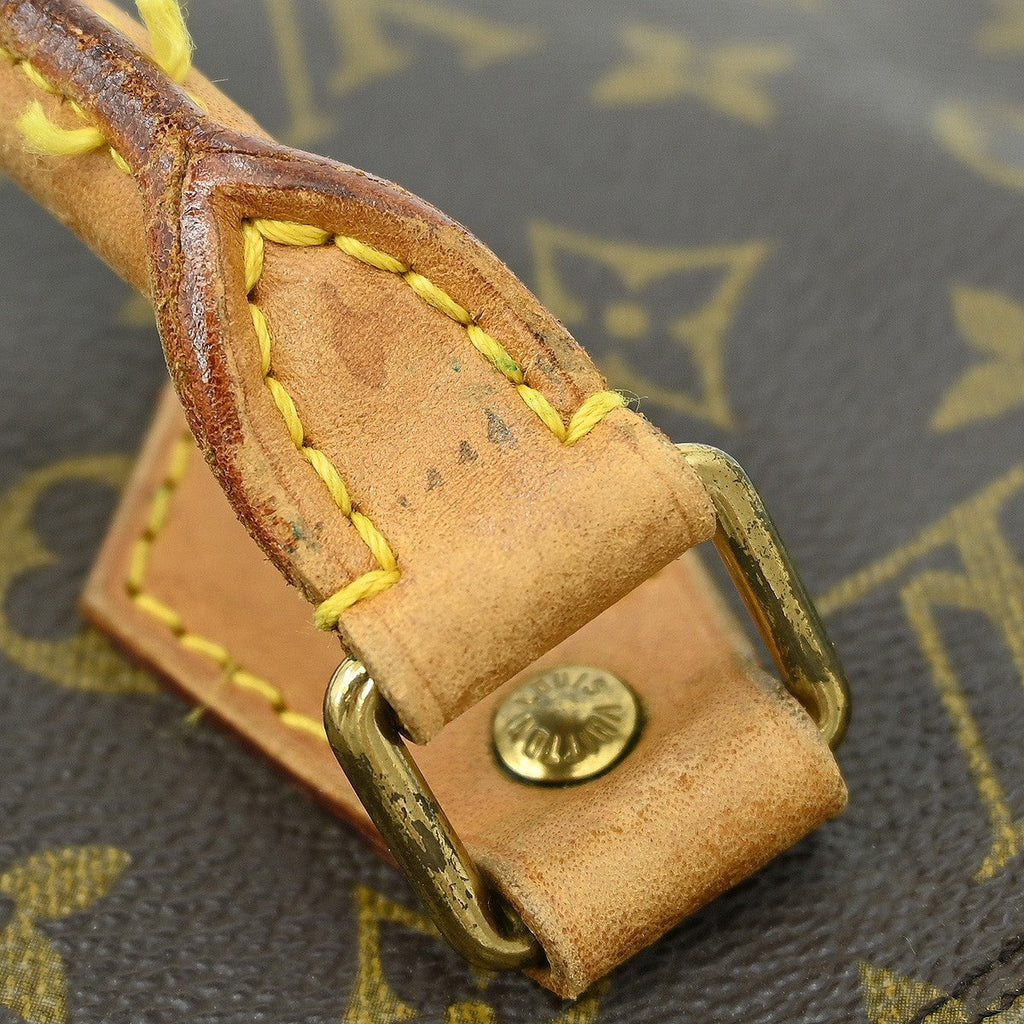 Louis Vuitton Alma Handbag Monogram Canvas Brown Canvas Handbag