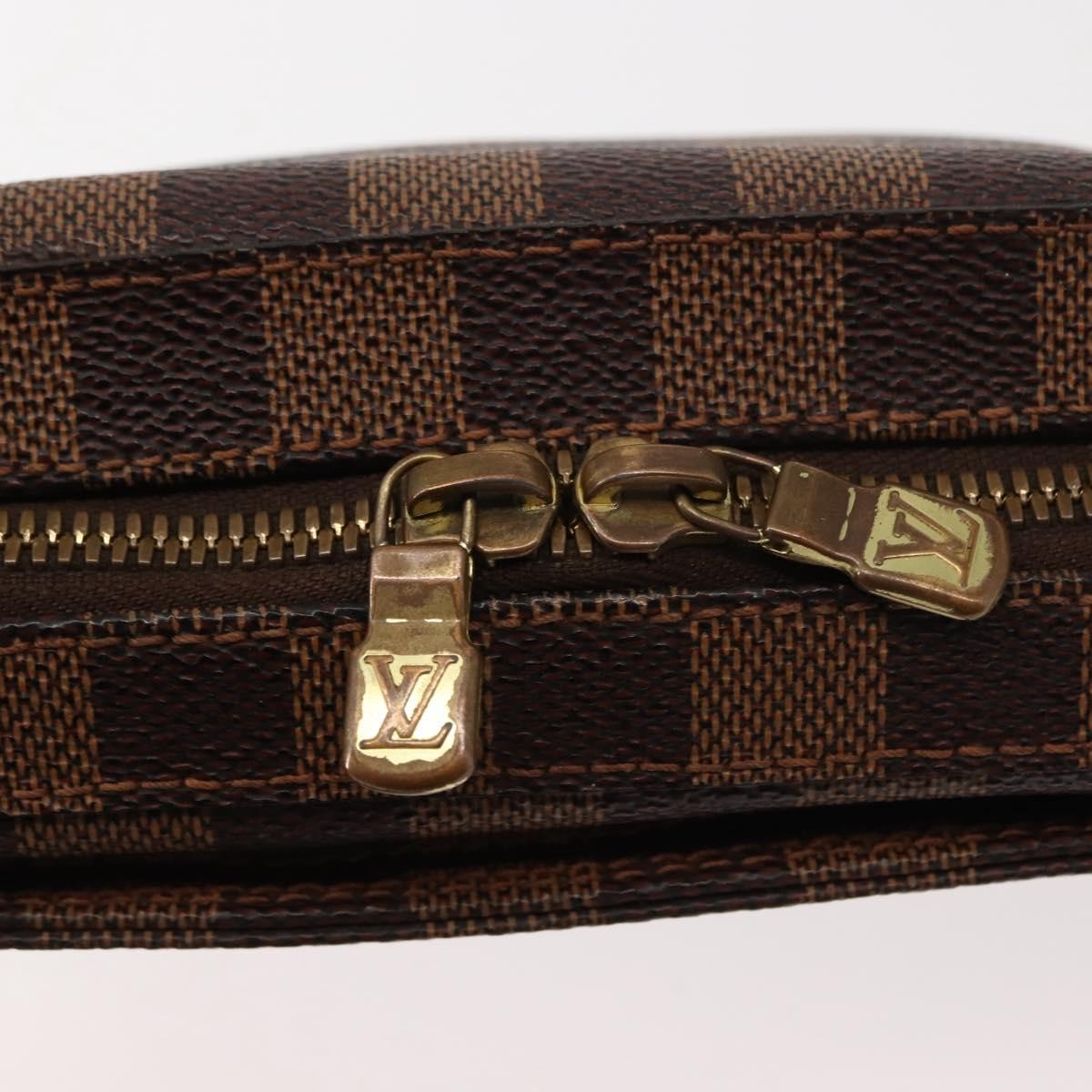 Louis Vuitton Geronimos Waist Bag Damier Brown Canvas Shoulder Bag