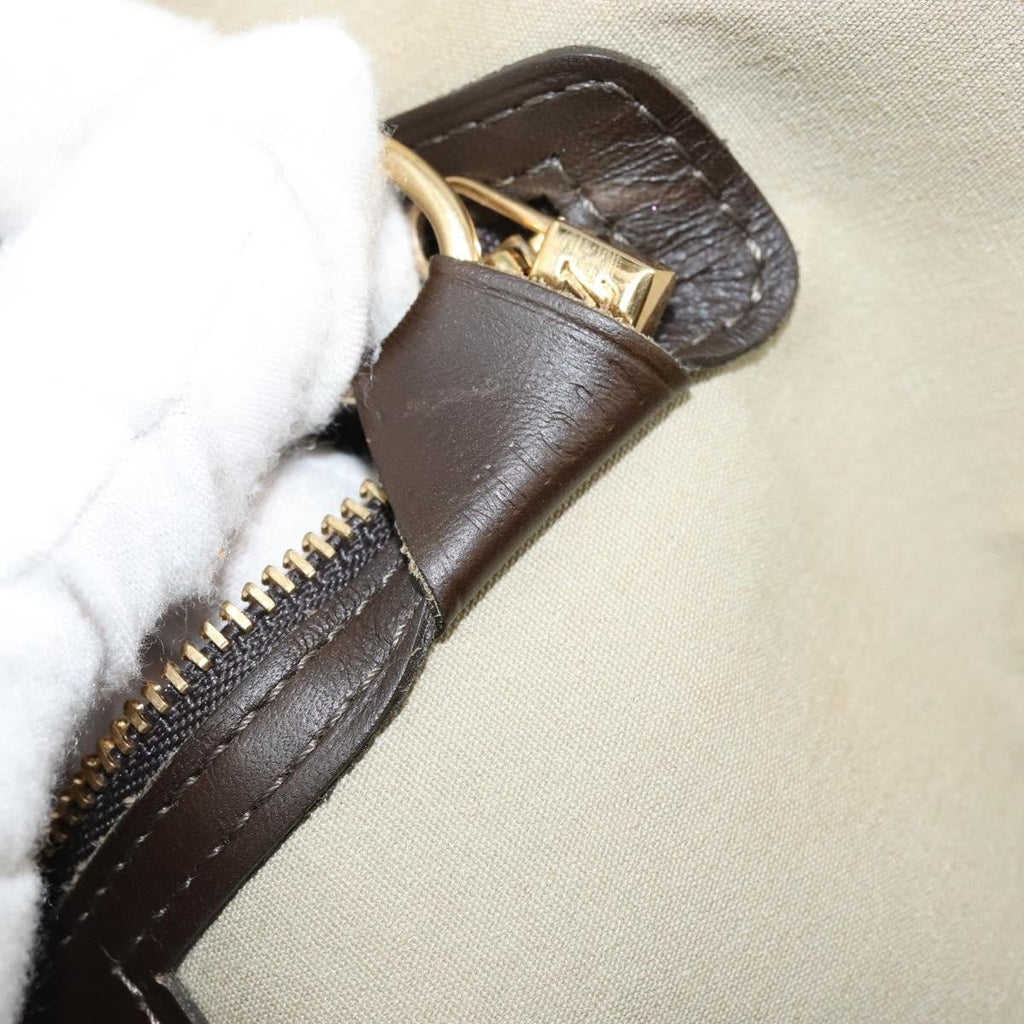 Louis Vuitton Alma Handbag Mini Lin Monogram Khaki Canvas Handbag
