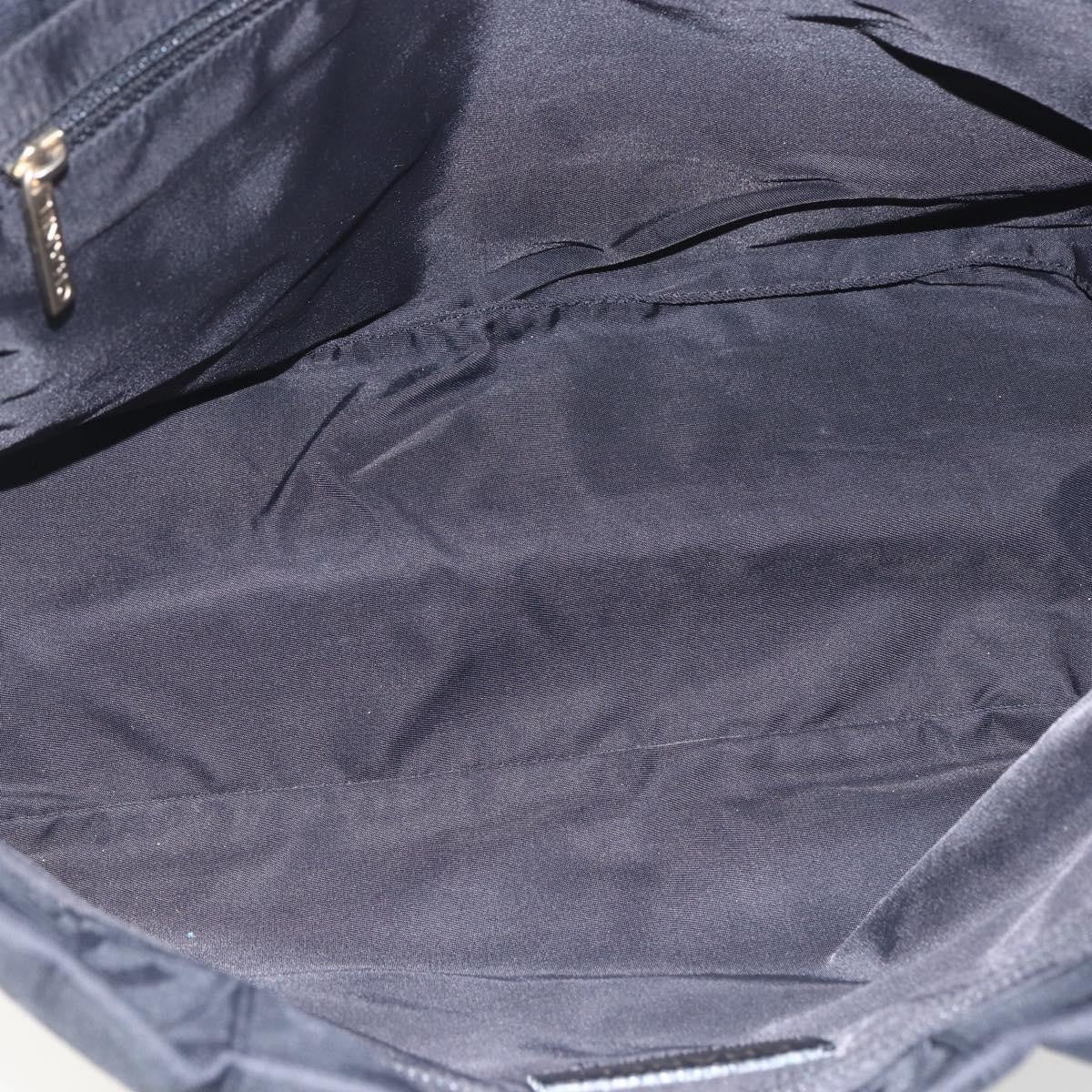 Chanel Travel Line Tote Nylon Black Nylon Tote Bag Bag
