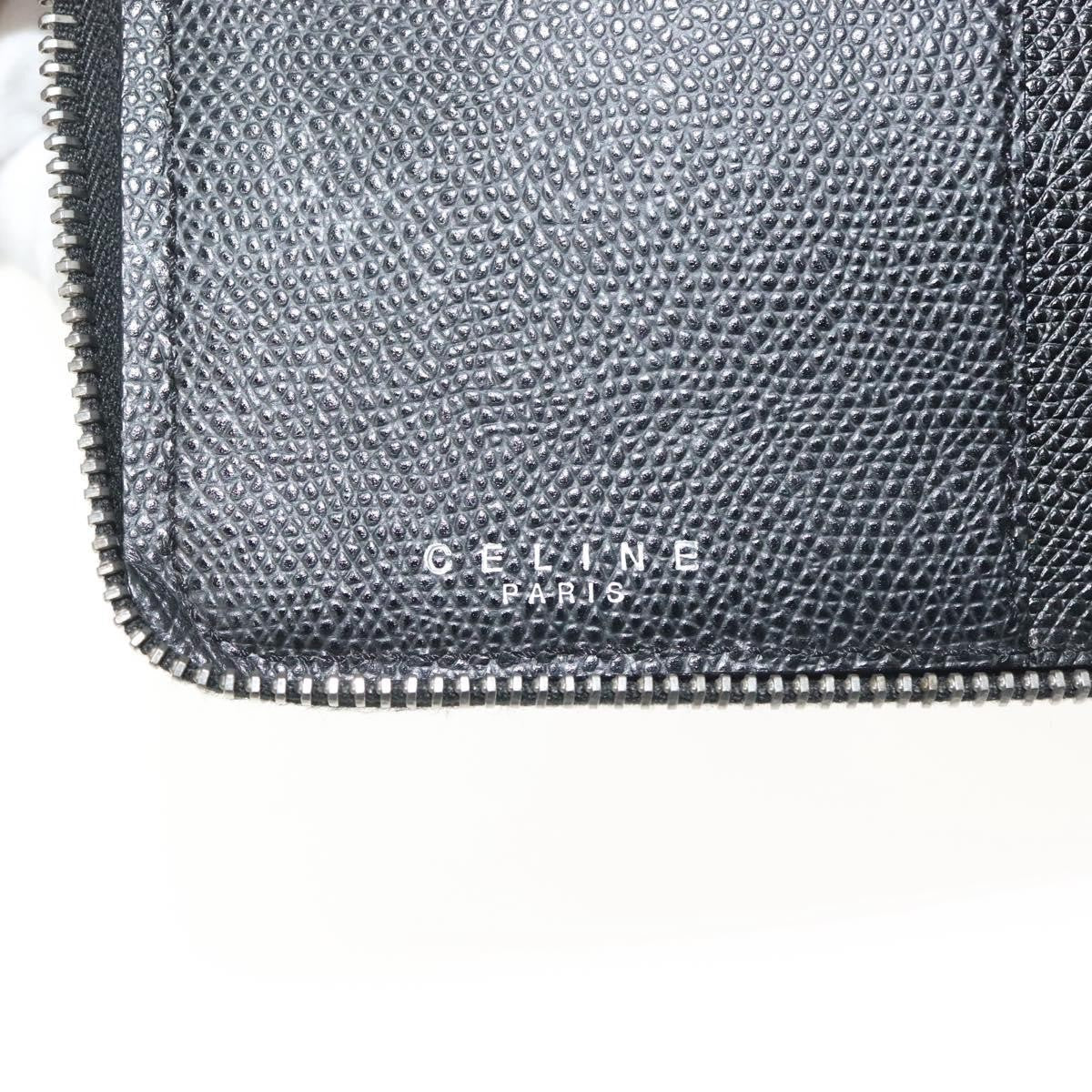 Celine Travel Organizer Leather Black Leather Clutche & Pouche Bag