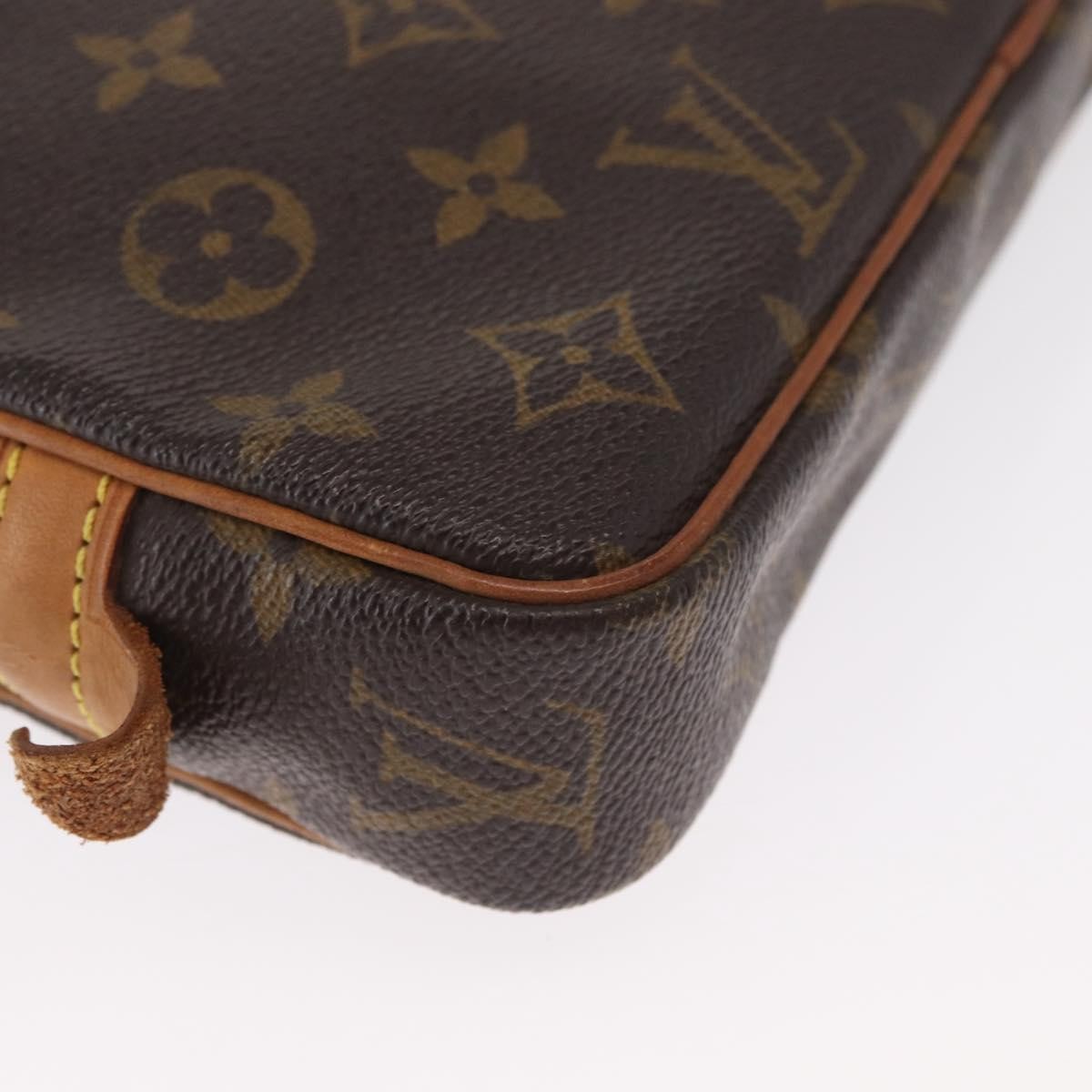 Louis Vuitton Pochette Marly Bandouliere Bag Monogram Canvas Brown Canvas Shoulder Bag