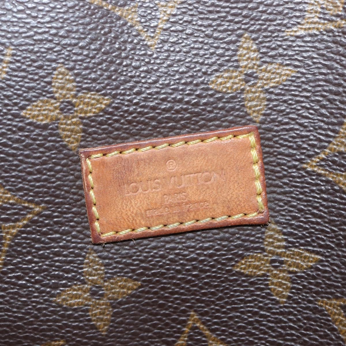 Louis Vuitton Saumur Handbag Monogram Canvas Brown Canvas Shoulder Bag