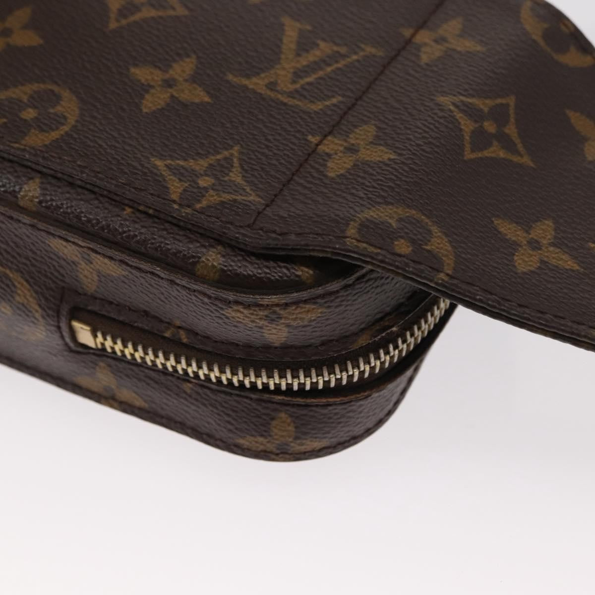 Louis Vuitton Geronimos Waist Bag Monogram Canvas Brown Canvas Shoulder Bag