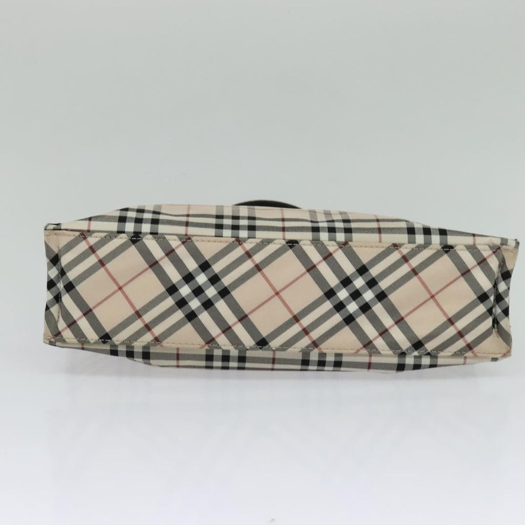 Burberry Nova Check Blue Label Nylon Beige Nylon Tote Bag