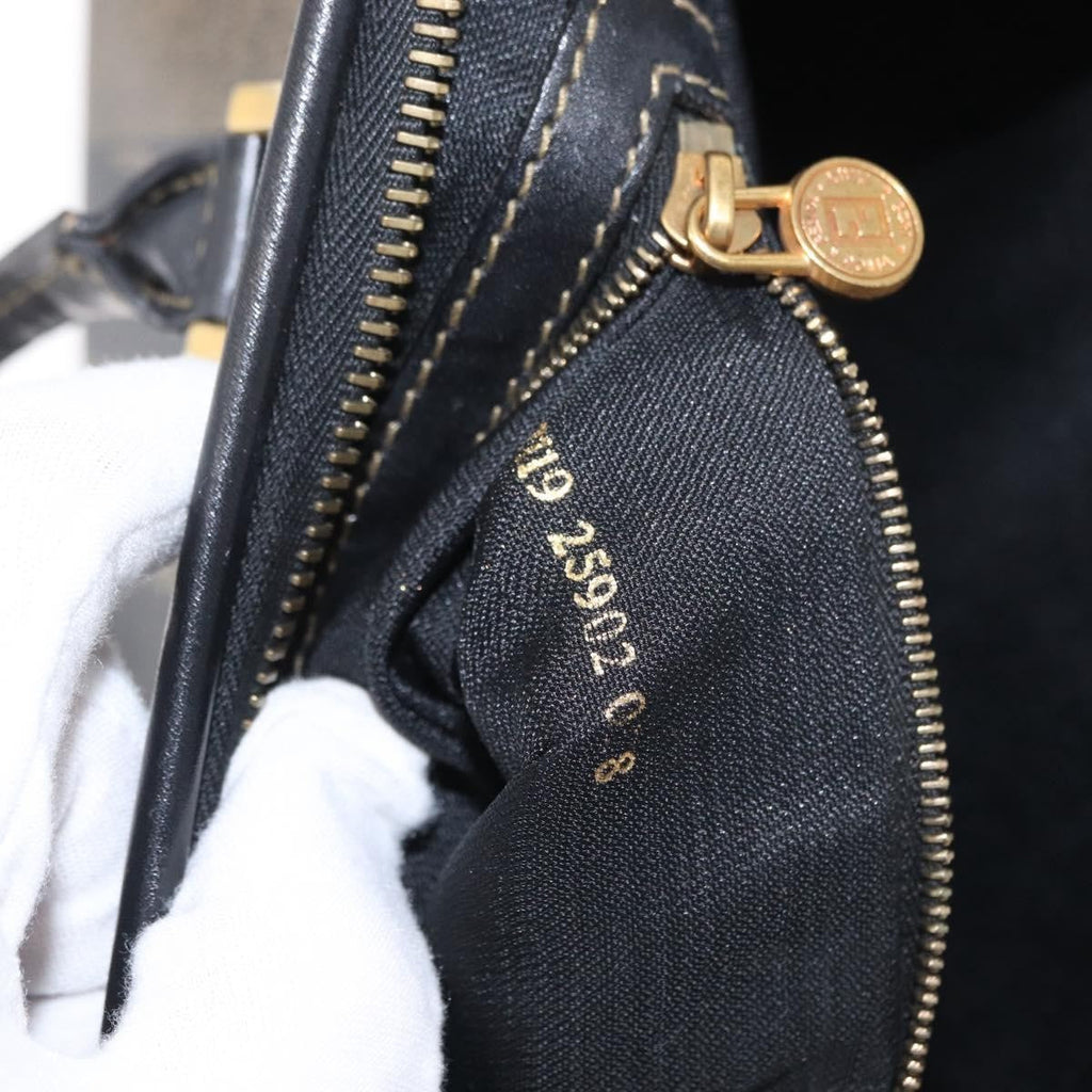 Fendi Vintage Pequin Convertible Boston Bag Coated Canvas Brown Canvas Travel Bag Bag