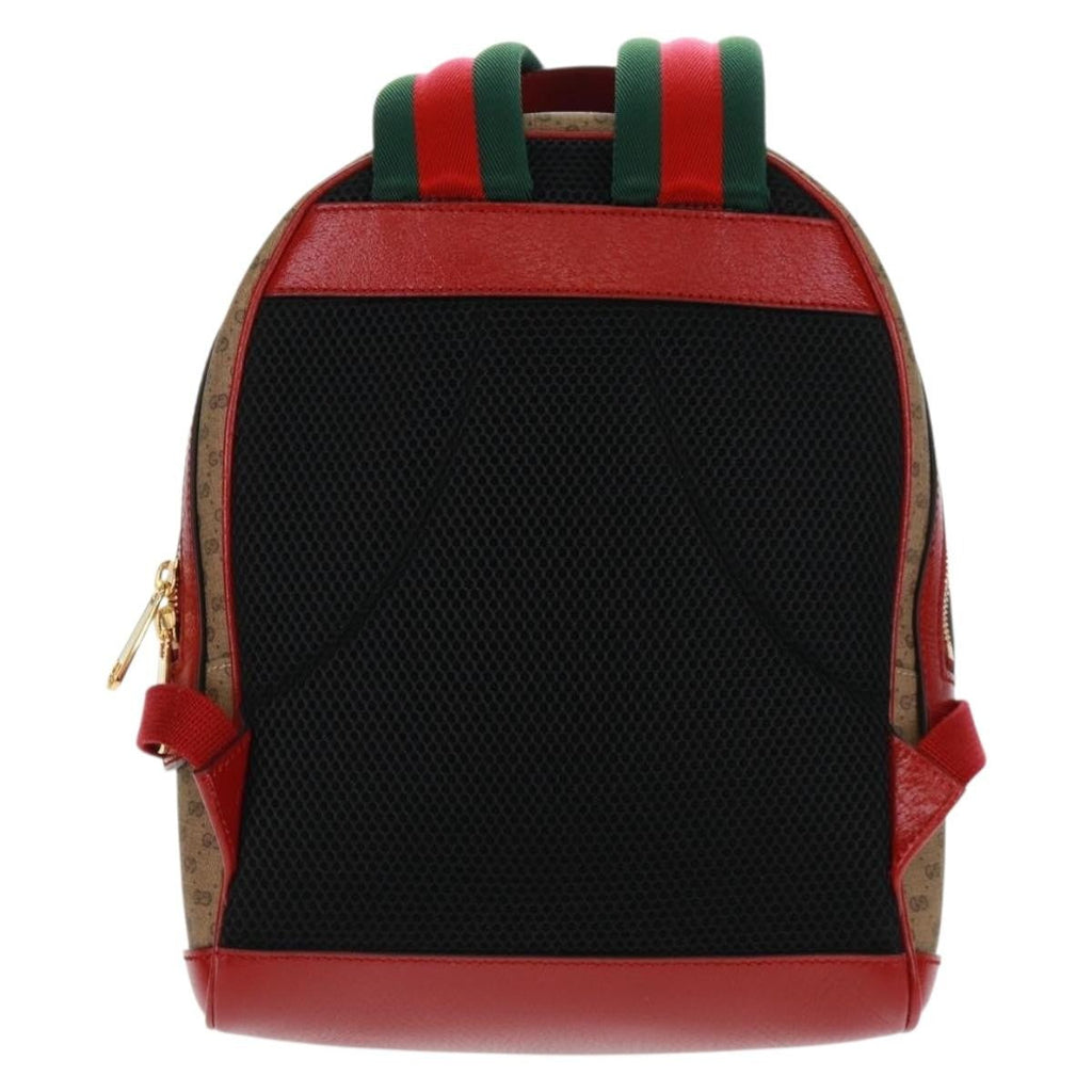 Gucci Doraemon Zip Backpack Printed Mini Gg Coated Canvas Beige Canvas Backpack Bag (Pre-Owned)